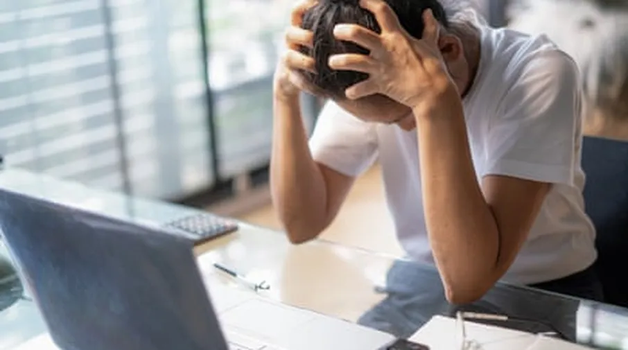 exhausted professional finding renewed energy